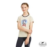 Ariat Fabulous T-Shirt Til Børn - Oatmeal
